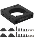 Premium Aluminum 65Mm Router Spindle Motor Holder Bracket Kit with mounting hardware and angle corner connectors.