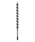 WeldTec Ship Auger Bit 1 Inch Diameter By 17 Inch Length With Wide Flutes And 7 Sixteenth Inch Quick Change Impact Shank Durable Welded Cutting Edge For Built To Last Nail Cutting Life And Fast Drilling