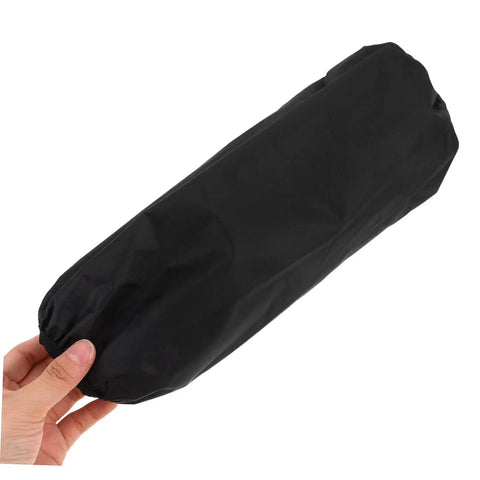 Oilproof Long Arm Sleeves For Men And Women With Heavy Duty Gunk Shielding is shown in black protective material.