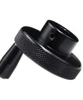 Black Aluminum Alloy Mini Handwheel For Lathe And Milling Machines CNC Lathe Processing Hand Wheel With Handle 60mm Diameter