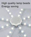 Energy-saving LED light hub with radiating lamp beads for efficient illumination