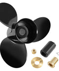 Aluminum Outboard Boat Propeller 14.5 Inch Diameter 19 Pitch 15 Spline Right Hand Rotation Fits Mercury And Mercruiser Alpha One 135 To 300 HP Hub Kit Included Replacement Prop For Two And Four Stroke Engines