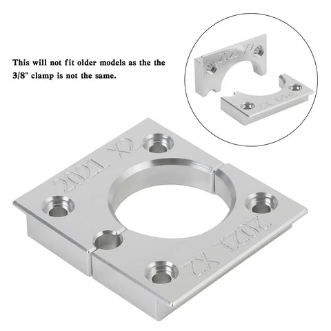 Shock Shaft Clamp And Vise Block For 2021 Fox Float X2 DHX2 Ride Ready Mountain Bike Upgrade CNC Machined Three Eighths