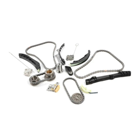 Heavy Duty Timing Chain Kit With Oil Pump And Solenoid For Chrysler Challenger Charger 3.6L V6 DOHC Engine on white background
