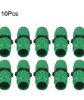 10pcs Ultimate Expandable Garden Hose Repair Kit For 5/8 And 3/4 Inch Hoses Quickly Fixes Leaks Bursts And Cracks With Durable Plastic Fittings