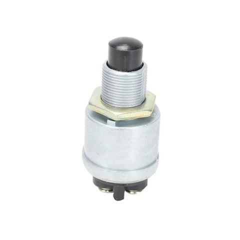 Beefed Up 50A 12V Waterproof Push Button Switch for Car and Boat, SPST momentary switch with diecast aluminum body and copper contacts.