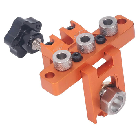 Three In One Doweling Jig Kit With Aluminum Construction Pro Grade Precision Drilling Guide And Positioning Tool