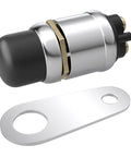 Heavy Duty 12V 50A Push Button Starter Switch with weatherproof rubber cover and mounting bracket