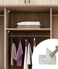 Wardrobe with 30 Pack Drawer Wedges With Screws For Bottom Support Replacement Brackets Cabinet And Furniture Repair Kit