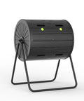43 Gallon Dual Chamber Tumbler Compost Bin For Outdoor Gardens, Durable Premium Composter With High Efficiency, Easy To Use And Snap Together