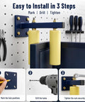 6 Inch Blue Powder Coat Slide Gate Roller With UHMW Nylon Wheel, 4.5 Inch Adjustable Arm, Sealed Bearings, Heavy Duty Build For Smooth Long Lasting Gate Operation installed on sliding gate