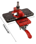 35mm Jig Drill Guide For Hinges With Adjustable Offsets And Premium Aluminum Construction, anti corrosive, easy setup visible