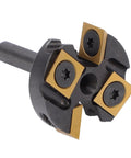 Top Tier Slab Flattening Router Bit With 1/4 Inch Shank And 1 3/8 Cut Diameter for CNC spoilboard surfacing.