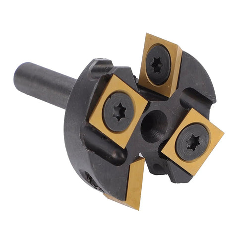 Top Tier Slab Flattening Router Bit With 1/4 Inch Shank And 1 3/8 Cut Diameter for CNC spoilboard surfacing.