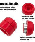 Beefed Up Polyurethane Body Mount Bushing Kit with Metal Ring Direct Fit for 1981 to 1987 Chevy C10 C20 K10 K20 K30 Trucks