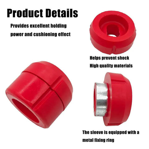 Beefed Up Polyurethane Body Mount Bushing Kit with Metal Ring Direct Fit for 1981 to 1987 Chevy C10 C20 K10 K20 K30 Trucks