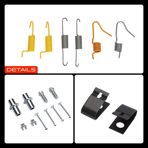Premium Rear Side Drum Brake Hardware Kit Fits Toyota Camry Avalon And Lexus Es350 Es300h Perfect Upgrade For Your Ride With Reliable Performance And Easy Install To Get You Back On The Road Safe And Sound Today. rear brake springs, pins, clips, and retainers