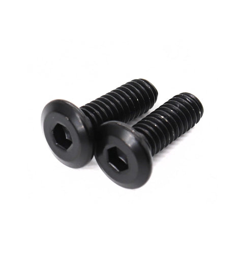 12 Pack M6 22mm Black Flat Head Allen Bolts For Furniture And Home Office Tables Desks Cabinets Wardrobes Made From 304 Stainless Steel Rust Resistant Heavy Duty Socket Cap Screws Built Tough, close-up