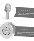Close-up of Heavy Duty Sliding Door Wheel Set With Steel Track Roller For Barn Doors And Wardrobes