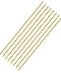 Eight Pieces One Eighth Inch Brass Round Rods Lathe Bar Stock Set Eleven Point Eight Inch Long Solid Brass Rods for metalworking