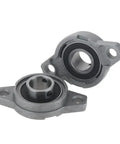 4 Piece Zinc Alloy Pillow Block Bearing KFL001 12mm Bore Flange High Speed Low Noise Durable Energy Saving Wear Resistant Anti Rust Sealing