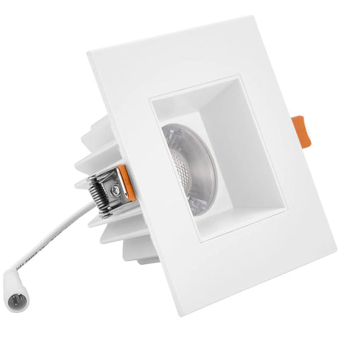 Super Smooth Glow And Seriously Glare Resistant 4 Inch Square Recessed LED Downlight Drops 1200 Lumens Effortless 5 Tone Shifting Minimal Frame Saves Big On Power Bills Clean Look For Any Modern Room Overhaul