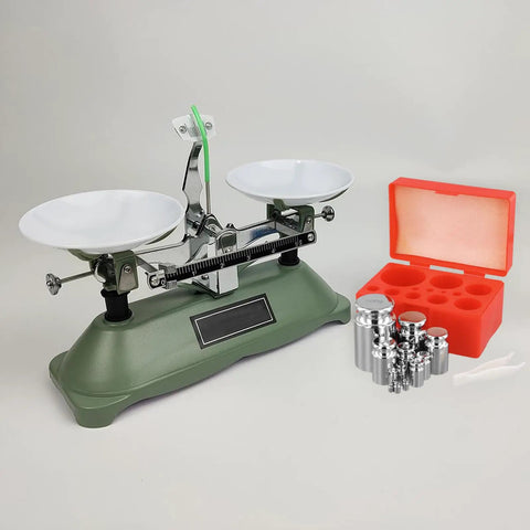 Balance scale with 12 Piece Calibration Weights Set With Tweezers And Storage Box Pro Grade High Precision Steel Weights For Digital Scales