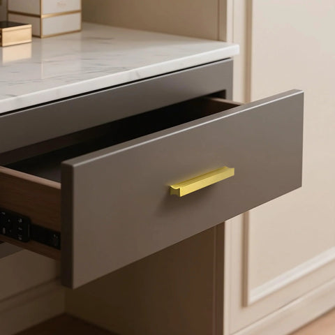 Brushed Brass Cabinet Handles Pack