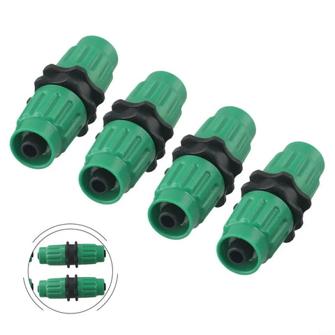 Kick Butt Garden Hose Repair Kit Fixes Leaks And Bursts Instantly For Expandable Hoses Up To 100ft Dual Channel Fittings Green Connectors, 4 plastic hose couplers