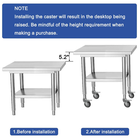 Image showing No Sweat Heavy Duty 4 Inch Expanding Caster Wheels With Dual Brake Set Of 4 Built Different Furniture Movers installed on a table.