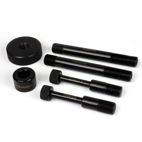 6-Piece Dimple Die Set Tool Kit For Conduit Knockouts Pro Grade Heavy Duty Electrical 6 components for HVAC use, 0.86 to 2.36 inch holes