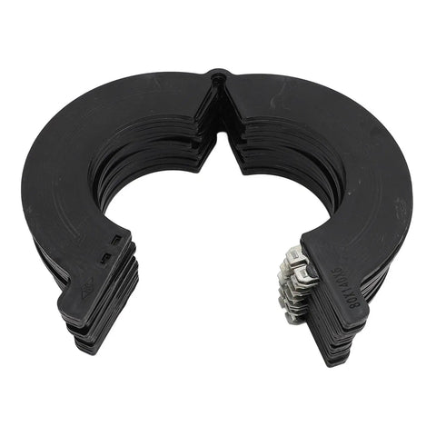 80mm Excavator Bucket Pin Shim Kit With Engineering Plastic Washers Anti Break Wear Resistant For Doosan Kobelco Machines, black shim stack