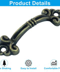 Vintage Mini Drawer Pulls 20 Piece Set With Matching Screws Antique Style Handles For Jewelry Boxes Drawers And Small DIY Furniture Projects