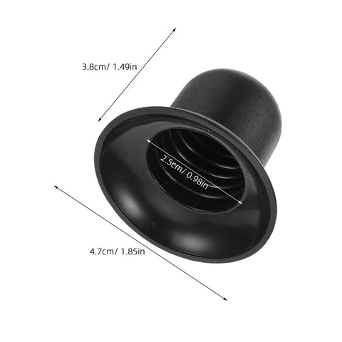 Ultimate Umbrella Top Cap Repair Kit For Beach Canopy Patios And Market Stands Includes Spiral Finial Ends To Restore Look And Guard Threads From Elements Without Hassle, black threaded cap 3.8cm