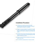 Image of Rear Shock Strut Kit Set of 2 for Chevy Silverado 1500 and GMC Sierra 1500 Direct Fit Heavy Duty Shocks for installation guide