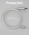 8 Pack Hexagon Garage Light Hanging Kit With Adjustable 1.0M Stainless Steel Suspension Wire Rope Heavy Duty 1.5mm Cables