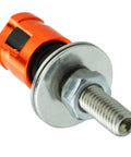 Rust Proof Aluminum License Plate Screws Kit With Accessories 4 Pack For Cars Trucks And Motorcycles Orange Keeps Your Plate Secure And Theft Resistant With Easy Install