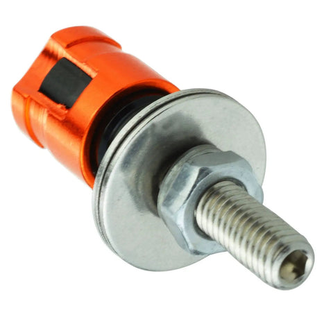 Rust Proof Aluminum License Plate Screws Kit With Accessories 4 Pack For Cars Trucks And Motorcycles Orange Keeps Your Plate Secure And Theft Resistant With Easy Install