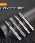 Close-up of 48 CRV steel bits for 51 In 1 Mini Precision Screwdriver Set Portable Magnetic Go-To Repair Kit
