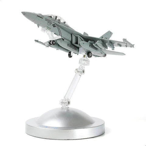 One Hundredth Scale FA18 Super Hornet Fighter Jet Model From US Navy VFA 213 Black Lions With Metal Diecast Body On Stand