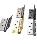 4 Inch Flush Cabinet Hinges With Screws Easy DIY Install Soft Close Cupboard Hinges Silent Durable Construction