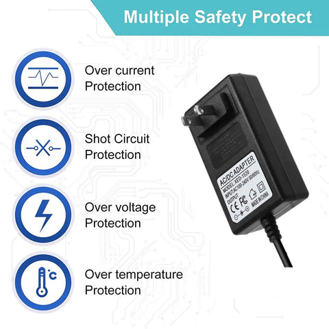 29.4V DC Scooter Charger Cord With Round Barrel Plug For GOTRAX Edge Pro Plus Lumios Glider GT And Other GKS Models Kid Friendly Safe Power Adapter For Electric Scooters Not For 24V Or 48V Versions
