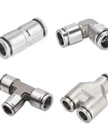 Heavy Duty Rust Proof 304 Stainless Steel Pneumatic Air Hose Fittings With Quick Release Coupling for high pressure connections