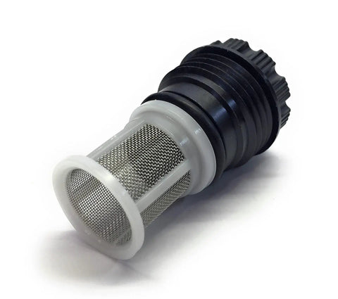 Tankless Water Heater Inlet Screen Assembly For H98 510 S Drop In Replacement, restores strong water flow, black finish