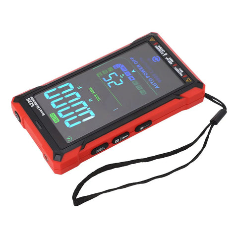 Smart Touch Screen Digital Multimeter Kit With Large Display No Fuss Rechargeable Fully Automatic Auto Range Ohm Volt Amp Tester
