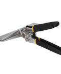 Beefy 150mm hand seamer pliers for sheet metal, drywall, HVAC ductwork, and light gauge steel with a 5.9 inch wide jaw in side view