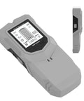 Stud Detectorstud Finder Depth Recognition LCD Display Audio Alarm Detector with LCD screen, side view showing buttons and sensors.