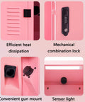 Beefed Up Locking EV Charger Weatherproof Enclosure Heavy Gauge Steel with mechanical lock and heat dissipation feature