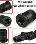 Badass Heavy Duty M1 Garand Gas Cylinder Lock Screw Wrench for Yanking Gas Plug, detailed look at black oxide finish.