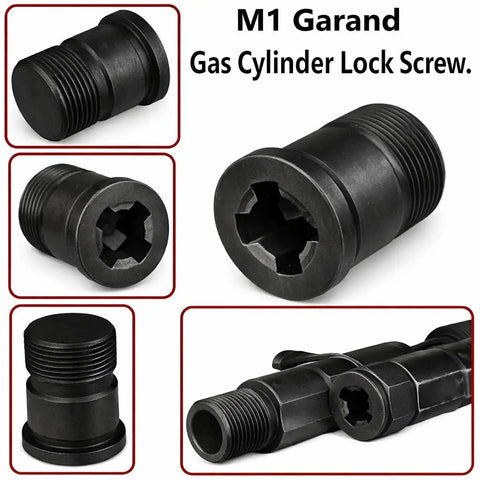 Badass Heavy Duty M1 Garand Gas Cylinder Lock Screw Wrench for Yanking Gas Plug, detailed look at black oxide finish.